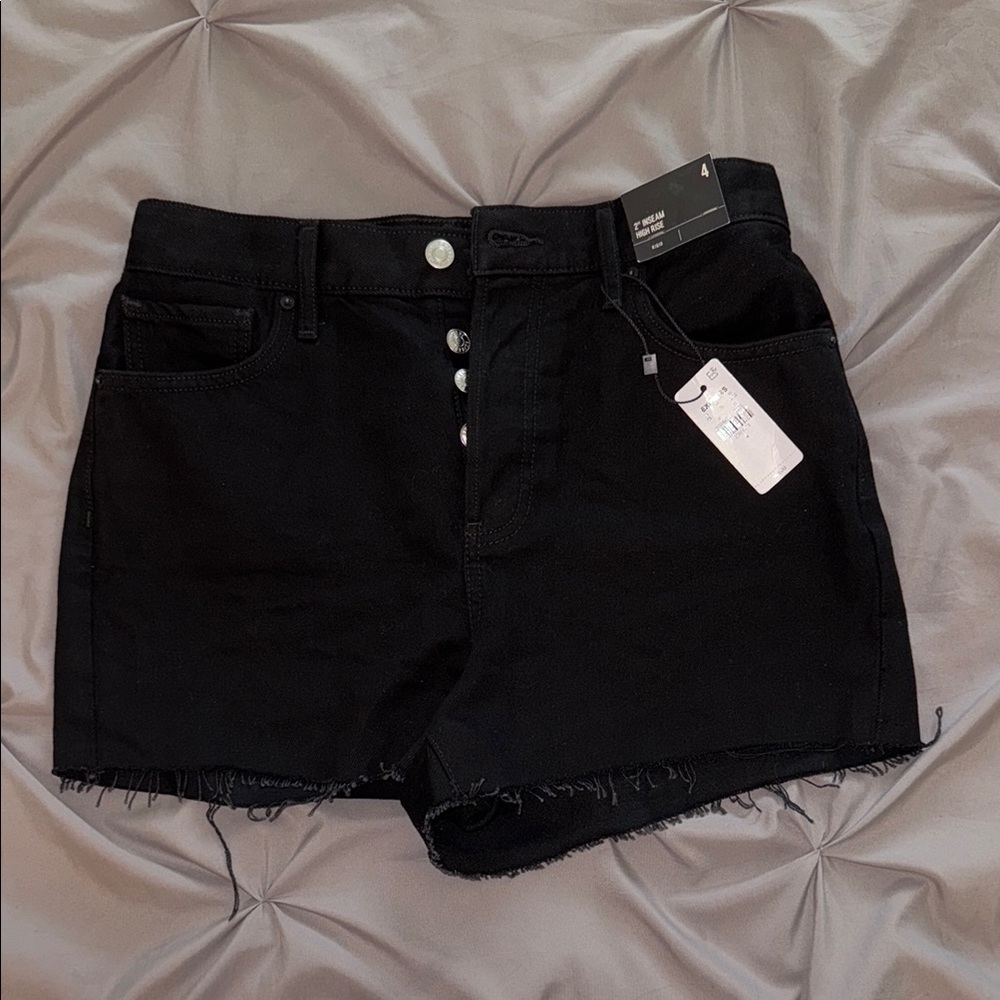 Express Black Jean Shorts